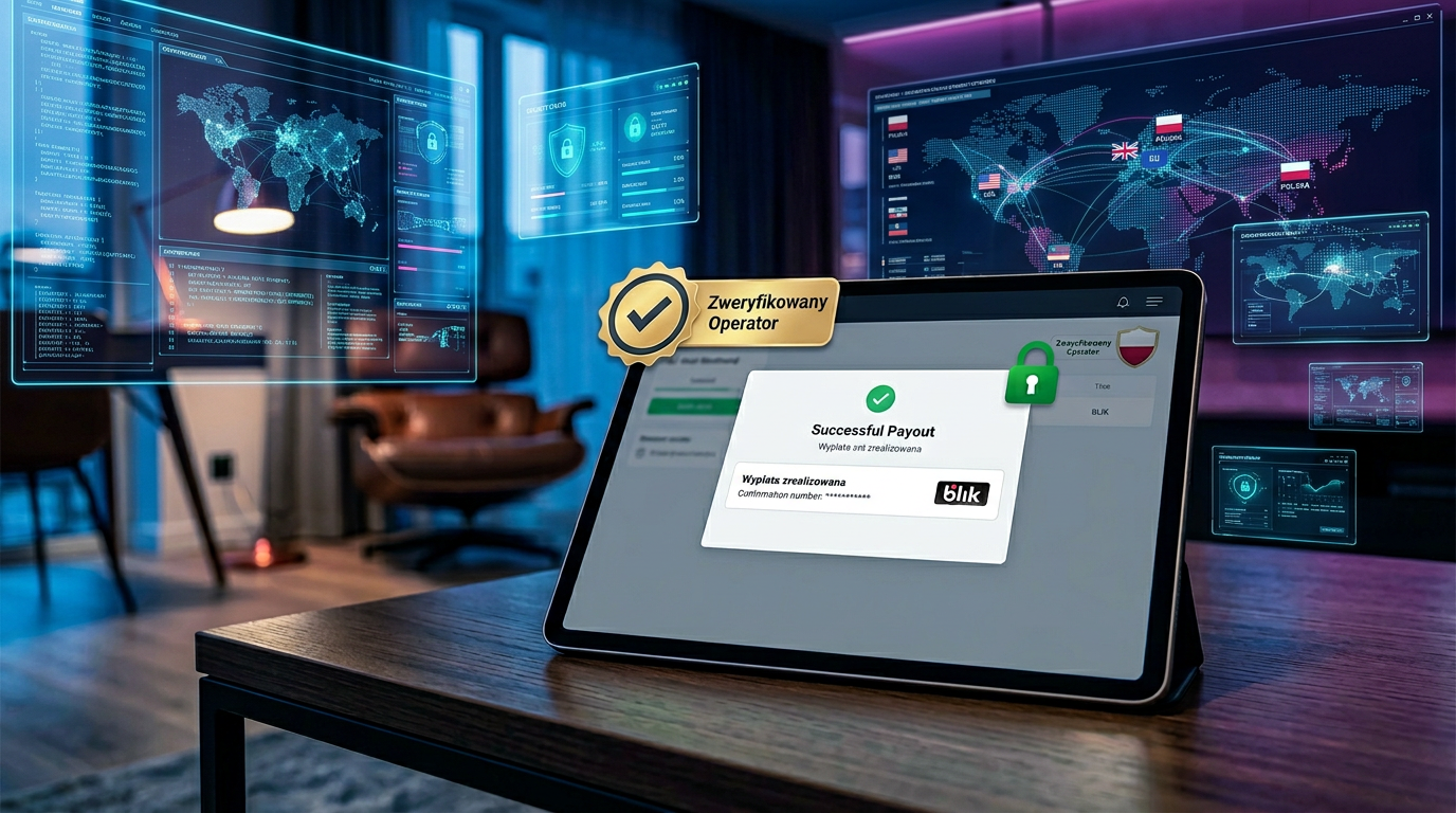 Symbol bezpieczeństwa i wysokich wypłat w kasynie internetowym 2026